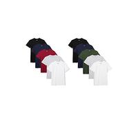Lower East Basic Rundhals T-Shirts für Herren 3er I 5er I 10er Pack aus 100% Baumwolle in vielen Farben