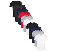 Lower East Basic T-Shirts mit V-Ausschnitt für Herren 3er I 5er I 10er Pack aus 100% Baumwolle in vielen Farben