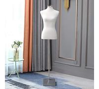Loywe Schneiderpuppe weiblich Schaufensterpuppe Damenbüste Schneiderbüste kleiderpuppe Büste Torso Gr.36/38 JL6020 (Weiß)