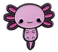 Lpitoy Axolotl Emaille Pin Rosa Axolotl Brosche Pin Niedliche Axolotl Anstecknadeln Abzeichen Meerestier Pins Schmuck Geschenk Für Frauen Freundin