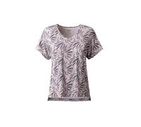 LPO Damen Funktions-T-Shirt mit Allover-Print Delia - 42 / beige