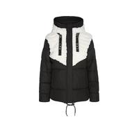 Winterjacke LPO "Patricia", Damen, Gr. 44L, schwarz, 100% Polyester, regular fit, Jacken Winterjacke, Steppjacke mit Webpelz (61218805-44) schwarz