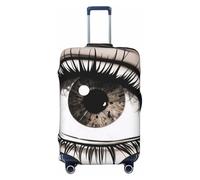 LPSRTWE Reisegepäckhülle, kratzfest, elastisch, dick, Gepäckschutz, waschbar, für 45,7 - 81,3 cm (18 - 32 Zoll) Gepäck, Schwarz , M