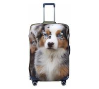 LPSRTWE Reisegepäckhülle, kratzfest, elastisch, dick, Gepäckschutz, waschbar, Kofferhülle, passend für 45,7 - 81,3 cm Gepäck, Schwarz , XL