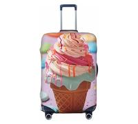 LPSRTWE Reisegepäckhülle, kratzfest, elastisch, dick, Gepäckschutz, waschbar, viele Farben, passend für 45,7 - 81,3 cm Gepäck, Schwarz , XL