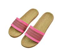 LPZW. Hausschuhe Sommer Indoor Sandalen Paar Guest Casual Folien Multi Style Damen Hausschuhe (Color : 521YSW Pink, Shoe Size : 42-43)