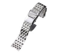 LQXHZ 316L Solid Edelstahl Helles Licht Armband Silber 22 Mm 24 Mm Metall Uhrenarmband Armband Armbanduhren Armband Kompatibel Mit Breitling(22mm)