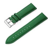 LQXHZ Echtes Leder Uhrenarmband 12 14 16 18 19 20 21 22 24 Mm Uhrenarmband For Mann Frauen Handgelenk Uhrenarmband(Green 1,19mm)