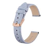 LQXHZ Echtes Leder-Uhrenarmband For Damen Und Herren, 8 Mm, 10 Mm, 12 Mm, 14 Mm, 16 Mm, 18 Mm, 19 Mm, 20 Mm, Ersatzarmband, Edelstahl-Schnalle(Light Purple-Rose,10mm)