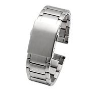 LQXHZ Edelstahl-Uhrenarmband Kompatibel Mit Diesel DZ4316 DZ7395 7305 4209 4215 Herren-Armbanduhr Aus Massivem Metall, 24 Mm, 26 Mm, 28 Mm, 30 Mm (Color : A Silver, Size : 28mm)