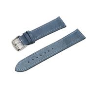 LQXHZ Leder-Uhrenarmband, 18, 19, 20, 22 mm, Grau, Blau, Braun, Herren-Ersatzband, Zubehör, 20 mm