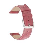 LQXHZ Uhrenarmbänder Echtleder Uhrenarmband 14mm 16mm 18mm 20mm 22mm Gürtel Grün Rosa Weiß Riemen(Purple,14mm)