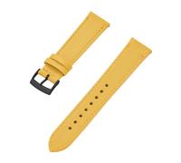 LQXHZ Uhrenarmband Im Neuen Design Aus Canvas, Nylon Und Leder Mit Schnellverschluss, 18 Mm, 20 Mm, 22 Mm, Ersatzband For Alle Markenuhren(Yellow Black,18mm)