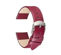 LQXHZ Weiches, Ultradünnes Uhrenarmband Aus Kalbsleder For Damen, 14 Mm, 16 Mm, 18 Mm, 20 Mm, 22 Mm, Armband, Rosa(Purple,18mm)