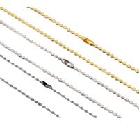 LRGKMCWTOB Sterlingsilber-Kette für Männer und Frauen, 2,4 mm, kubanische Gliederkette, dicke Edelstahlkette, Accessoires, Schmuck, Geschenke für Freunde zum Valentinstag