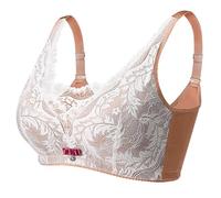 LRSSMB Mastektomie-BH For Frauen Brustprothese Mit Taschen Volle Abdeckung Bequem Leicht Drahtlos Tägliche Bralette(M)