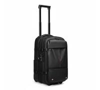 LRXFPIYF Reisekoffer für Herren Trolley Rucksack Kabinenkoffer Laptoprucksack mit Vakuumkompression Externem USB Port Und Rollen für Geschäftsreise Kurzurlaub Pendeln Flugzeug