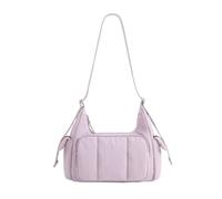 LRXFPIYF Umhängetasche Damen Crossbody Tasche Schultertasche Handtasche Kompakte Rechteckform mit Einstellbarem Schulterriemen Und Fronttasche für Tägliche, Array, Lila