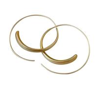 LRXIYODE Goldene Ohrringe Creolen 1 Paar Dekorative Ohrstecker Leichter Ohrschmuck für Partys Reisen und Hochzeiten