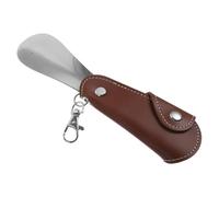 LRXIYODE Klappbarer Schuhlöffel aus mit Schlüsselanhänger Kompakter Schuhanzieher für Damen und Senioren Ergonomisch Langlebig für Reisen und Einfaches Anziehen von Schuhen