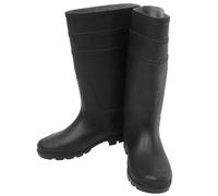 LRXIYODE Regenstiefel Herren Kniehoch PVC mit Stahlkappe Rutschfest und Strapazierfähig für Landwirtschaft und Arbeit