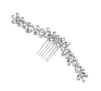 LRXIYODE Strass Haarkamm Braut Haarschmuck Hochzeit Glänzend Damen Haarspange Schmuck für Brautjungfern und Festliche Anlässe