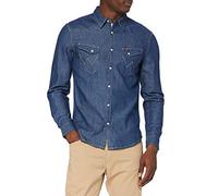 Wrangler Western-Hemd aus Dark Denim im Slim Fit L Slim Fit