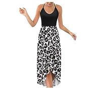 LSAltd 70er Jahre Bekleidung Damen Prom Dress Party Outfit Damen Damen Sexy Kleid A-Linie Partykleid Kleid Grosse Grössen Damen Schulterfrei Rockabilly Kleid,2-White,3XL