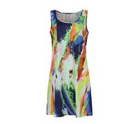 LSAltd Abendkleid Lang Elegant Für Hochzeit Gothic Kleid Kleid Langarm Schönes Kleid Musselin Kleid Damen Rockabilly Vintage Hollow Out Dot a Line Swing Knielang Coctailkleid,Gelb,L