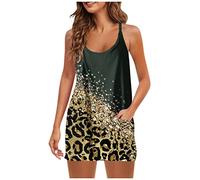 LSAltd Gothic Kleidung Damen Sexy Kleid Damen Erotisch Shop Kleidung Damen Boho Kleid Damen Sommerkleid Pareos & Strandkleider Für Damen Kurzarm Gothic Kleider,Dark Gray,L