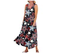 LSAltd Hippie Kleidung Damen Cocktailkleid Damen Elegant Catsuit Frauen Damen Vintage Knielang Faltenrock Retro Kleid Kleid Damen Elegant Für Hochzeit 3/4 Ärmel Cocktailkleid,Black,4XL