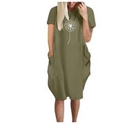 LSAltd Kleid Damen Glitzer Damen Blazer Damen Lang Trägerkleid Midi Rock Damen Rockabilly Vintage Hollow Out Polka Dot a Line Swing Knielang Coctailkleid,5-Green,XXL