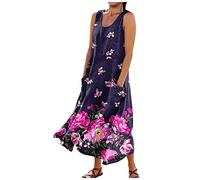 LSAltd Wickelkleid Damen Schwarzes Kleid Mädchen Kleid Elegant Damen Kleider Elegant Spitzenkleid Sommerkleidung Damen V Ausschnitt Langarm Pulloverkleid,6-Purple,S