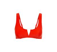 LSCN BY LASCANA Bustier-Bikini-Top Damen orangerot Gr.42 Cup D