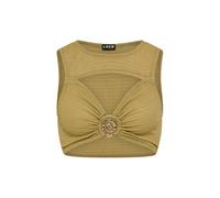 LSCN BY LASCANA Crop-Top Damen grün Gr.46