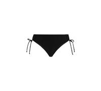 Bikini-Hose LSCN BY LASCANA "Gina", Damen, Gr. 36, N-Gr, schwarz, Recycling-Polyamid, unifarben, Badehosen Bikini-Hose, mit modischen Raffungen (82700109-36)