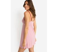 LSCN BY LASCANA Damen Negligé rosa Gr.48/50
