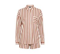 LSCN BY LASCANA Damen Shorty braun-roségold-gestreift Gr.32/34