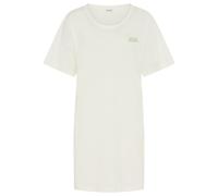 Sleepshirt LSCN BY LASCANA, Damen, Gr. 44/46, N-Gr, beige (ecru), Single Jersey, Obermaterial: 100% Baumwolle. Obermaterial weiß: 100% Baumwolle, bedruckt, unifarben, Basic hüftlang, Rundhals, eingese
