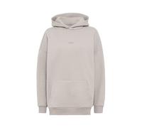 Hoodie LSCN BY LASCANA Gr. 36/38, beige (sand), Damen, Sweatware, Obermaterial: 60% Baumwolle, 40% Polyester, unifarben, Sweatshirts, mit aufgesetzter Kängurutasche (63777326-36) sand