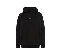 Hoodie LSCN BY LASCANA Gr. 32/34, schwarz, Damen, Sweatware, Obermaterial: 60% Baumwolle, 40% Polyester, unifarben, Sweatshirts, mit aufgesetzter Kängurutasche (69875760-32) schwarz