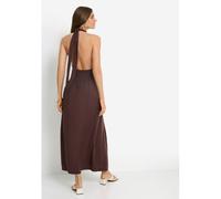 LSCN BY LASCANA Neckholderkleid Damen dunkelbraun Gr.34