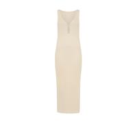 Strandkleid LSCN BY LASCANA, Damen, Gr. 46, N-Gr, beige (creme), Strick, Obermaterial: 82% Viskose, 18% Polyester, unifarben, figurbetont ca. Mitte Wade, Kleider Strandkleid, Midikleid, Strickkleid (3