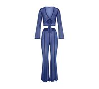 LSCN BY LASCANA Strandset: Shirt und Hose Damen blau Gr.42