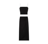 LSCN BY LASCANA Strandset: Spaghettitop und Midirock Damen schwarz Gr.40