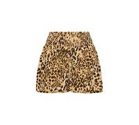 Strandshorts LSCN BY LASCANA, Damen, Gr. 36, N-Gr, leopard print, Crêpe, Obermaterial: 100% Viskose, bedruckt, figurumspielend kurz, Hosen Strandshorts (41095245-36) leopard print