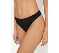 String LSCN BY LASCANA, Damen, Gr. 36/38, schwarz, Obermaterial: 100% Baumwolle, unifarben, Unterhosen String, in schöner Pointelle-Qualtiät (90840652-36) schwarz