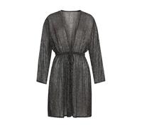 Tunika LSCN BY LASCANA, Damen, Gr. 36/38, silber (anthrazit, silberfarben), Web, Obermaterial: 50% Polyester, 50% metallisierte Fasern, leicht glänzend, leicht transparent, figurumspielend ca. Mitte O