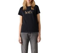 Levi's Damen The Perfect Tee T-Shirt, Lse_Leopard Logo Che, XS