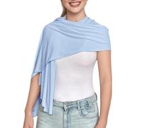 LSF 50+ Sonnenschutz, Strandtücher und Pashminas für Damen, Reiseschal, Decke, Outdoor, Sommer, UV-Weiß, Schal, Blau, Einheitsgröße